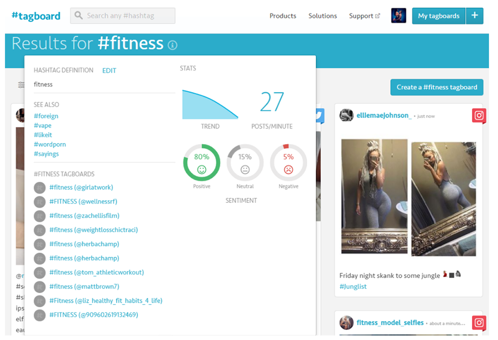 instagram marketing tools - tagboard