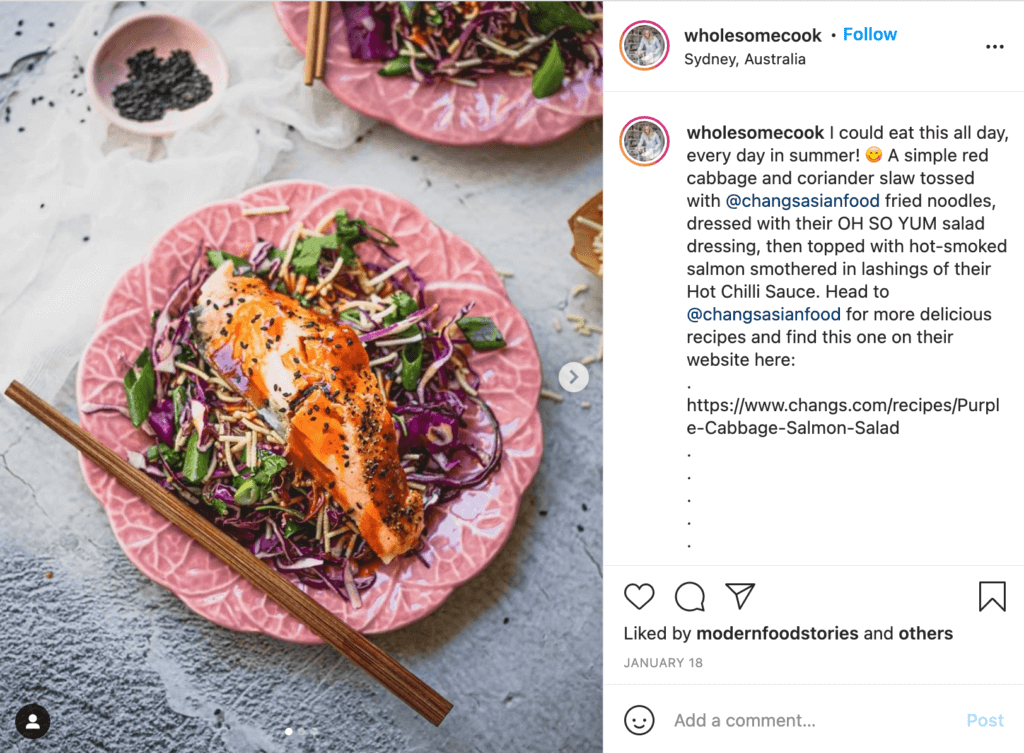 Example - Write engaging Instagram Captions - Hopper Hq