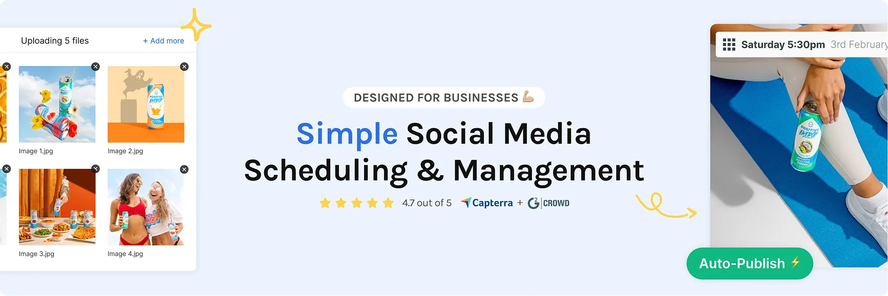 Hopper HQ Social Media Scheduling Banner